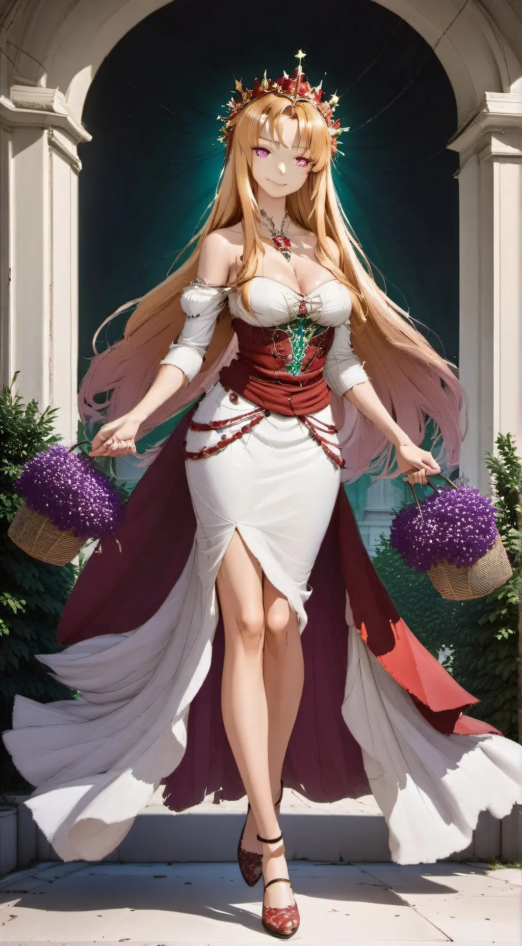 ai character: Europa  background