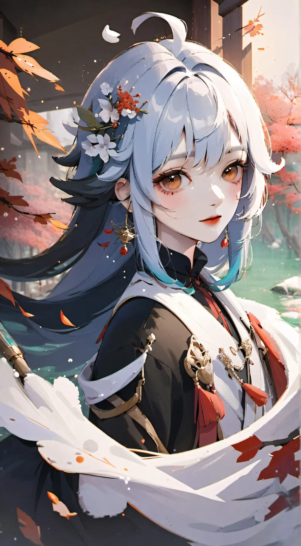 ai character: Ocean background