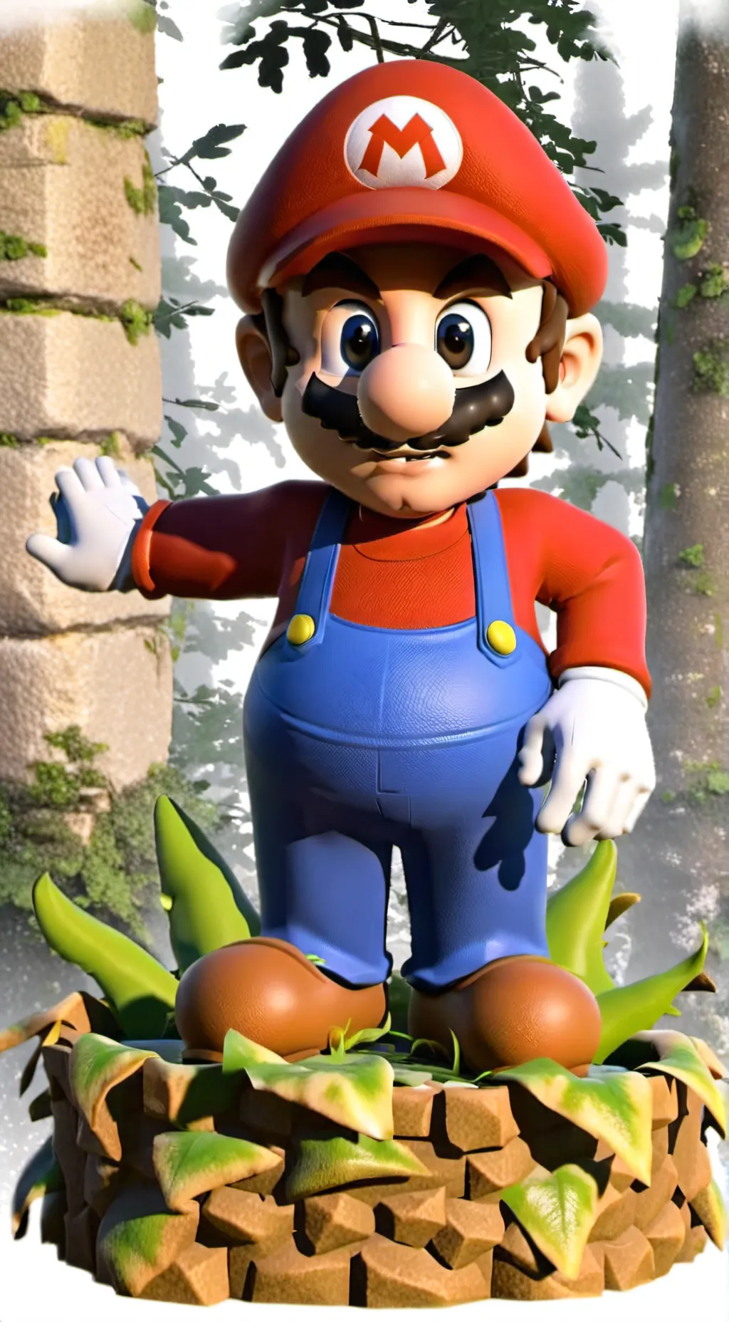 ai character: Mario background