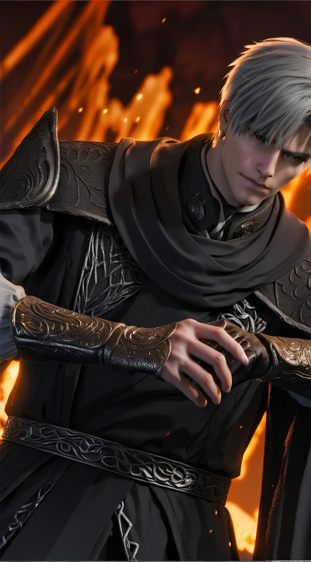 ai character: demonio background