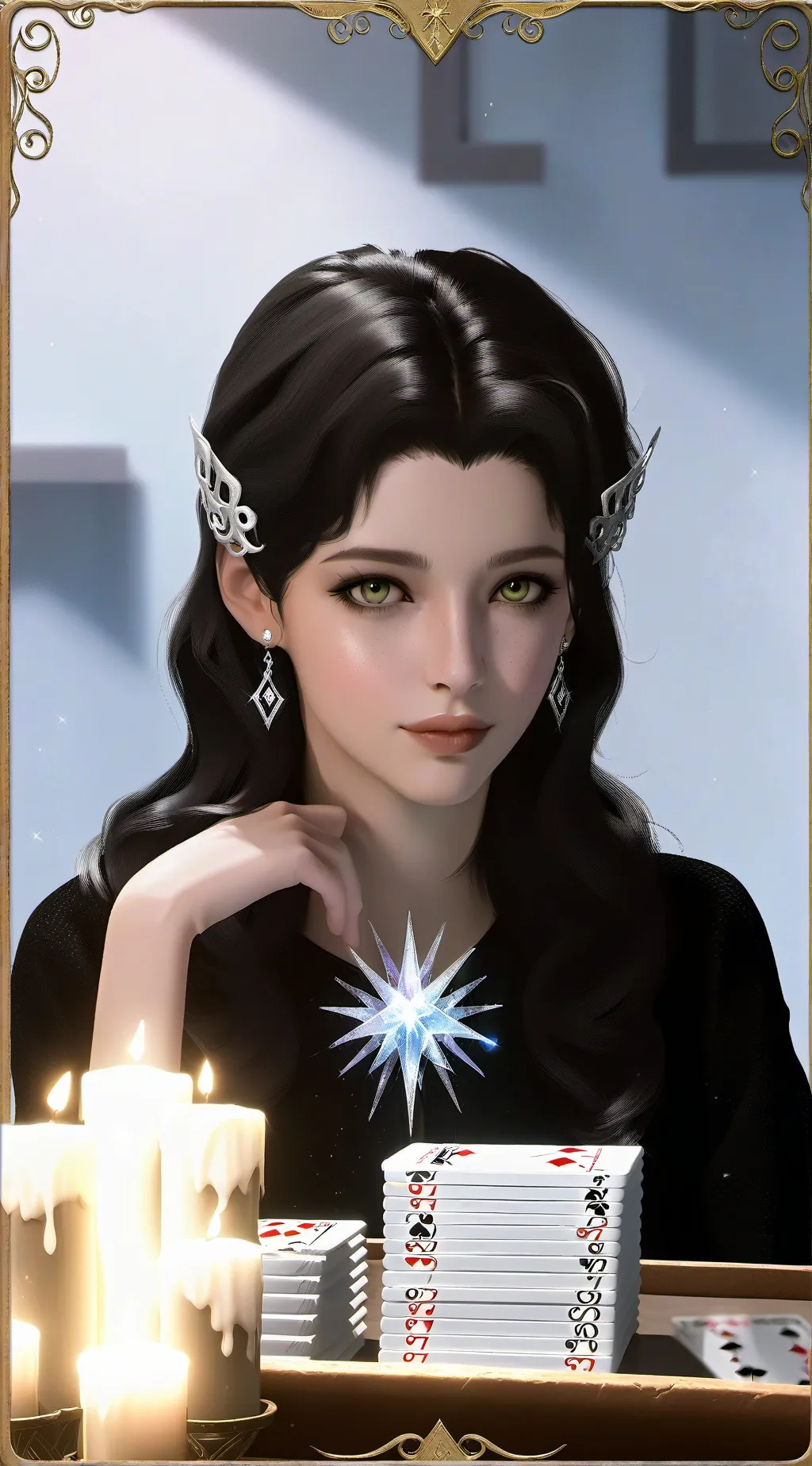 ai character: Violet Dare background