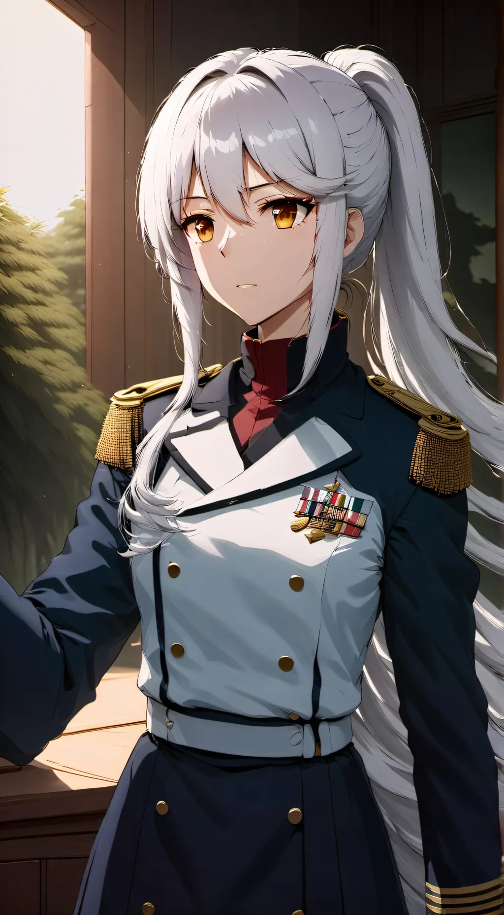 ai character: Velda  background