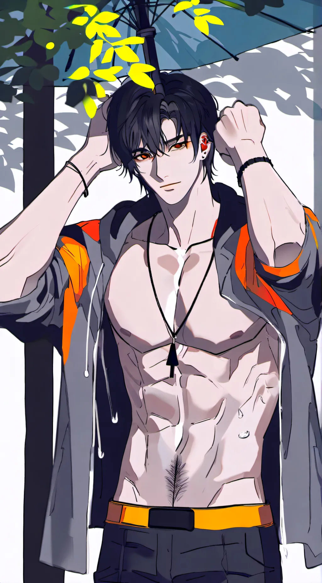 ai character: Adrien  background