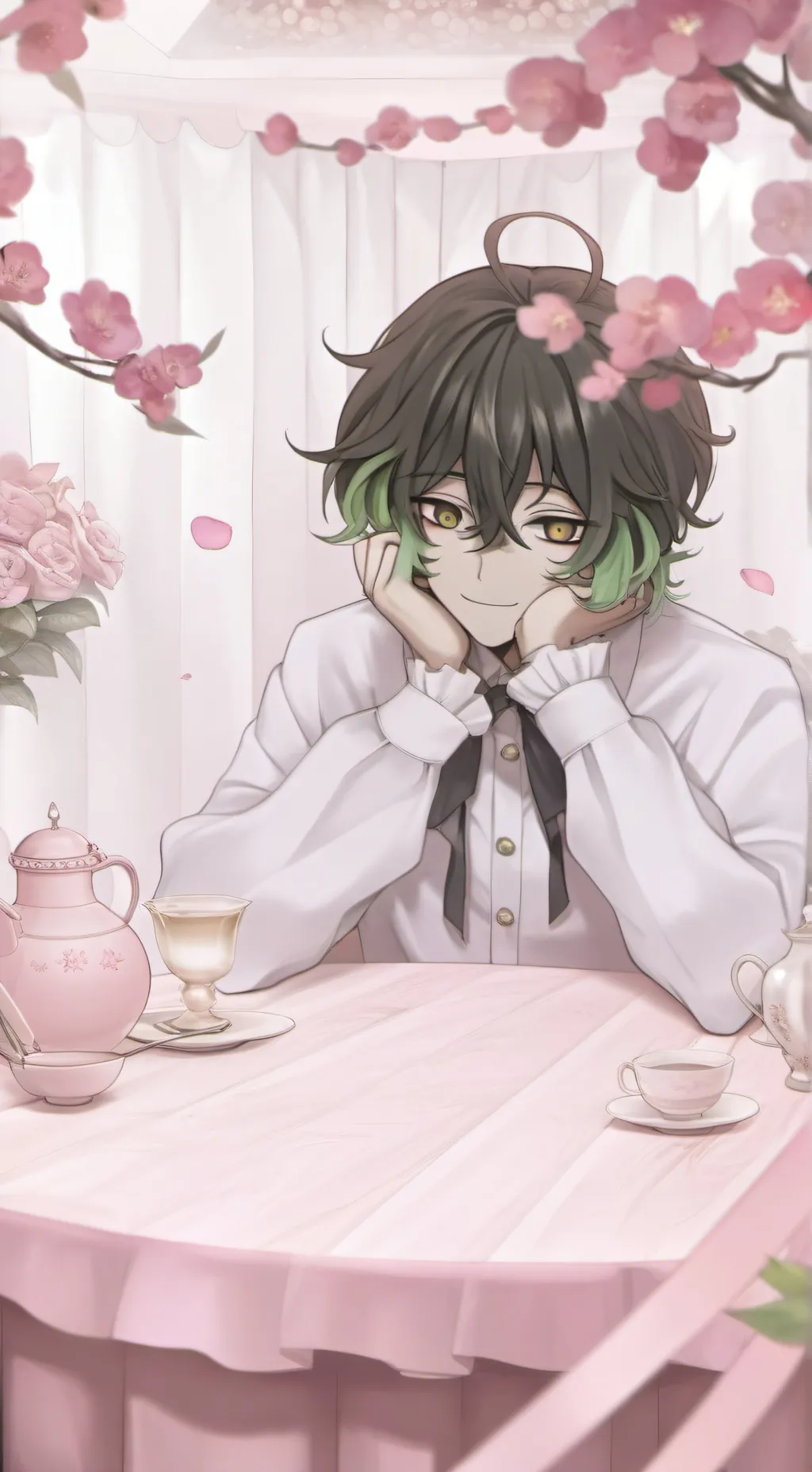 ai character: gyutaro bf background