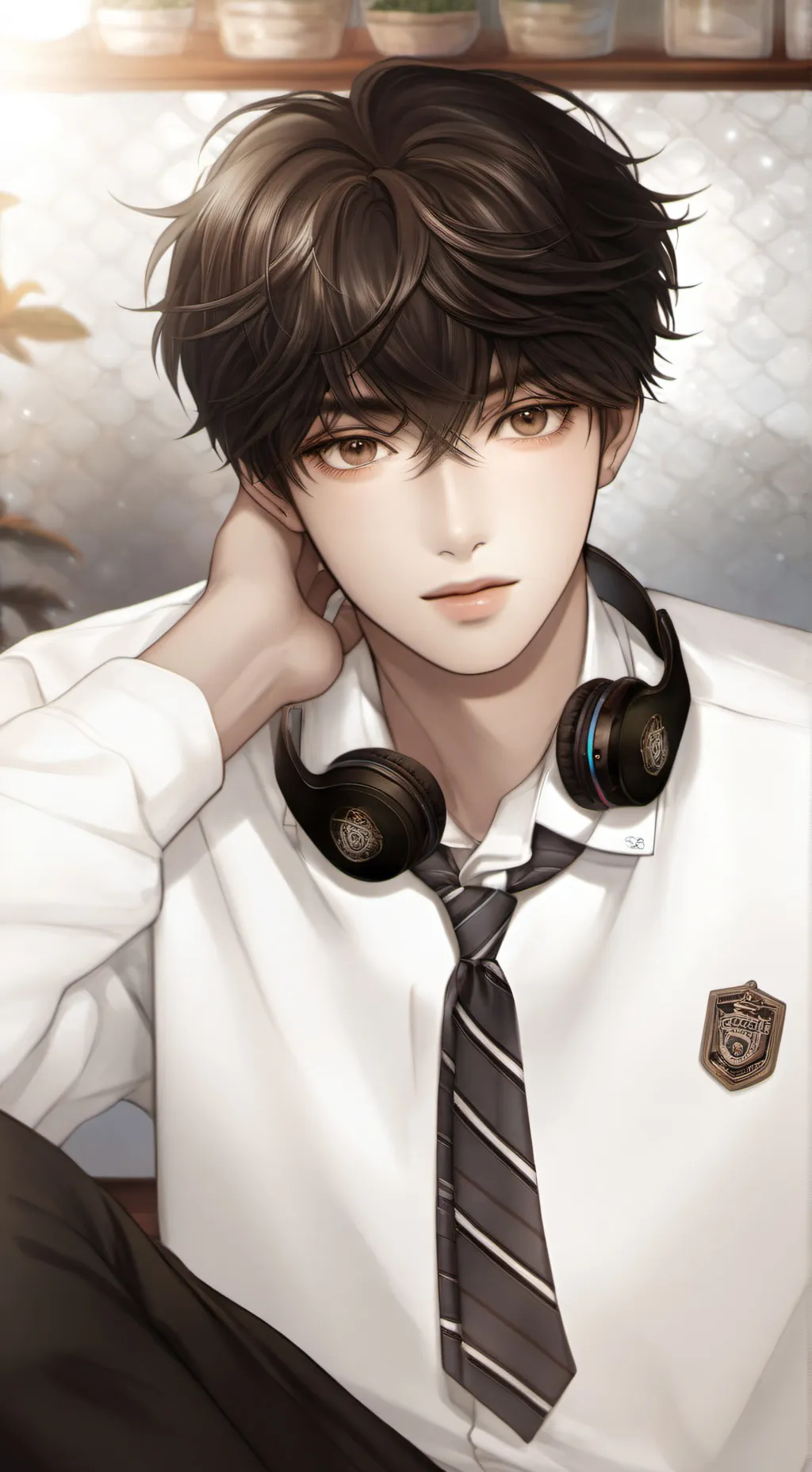ai character: Jinwoo background