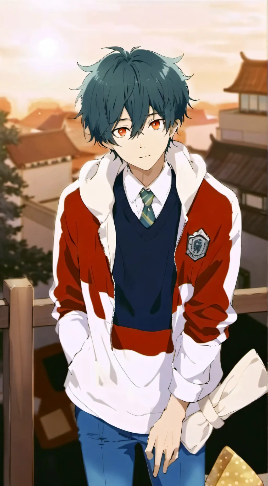 ai character: Mha+you background