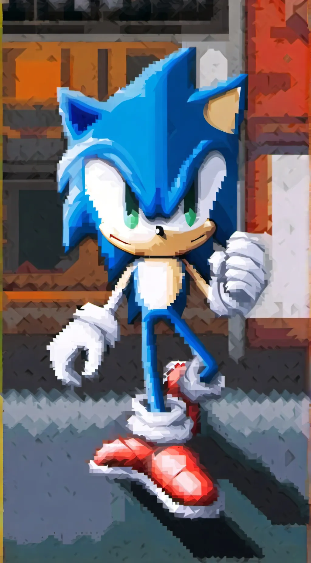 ai character: Sonic y amigos background