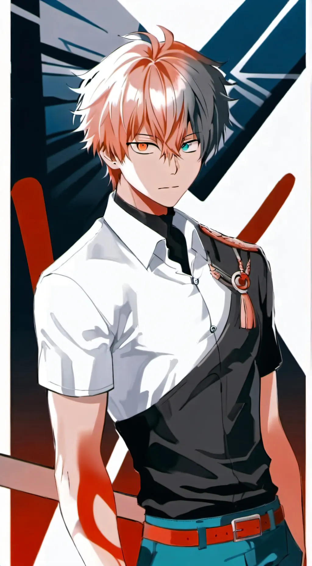 ai character: Shoto Todoroki (vd background
