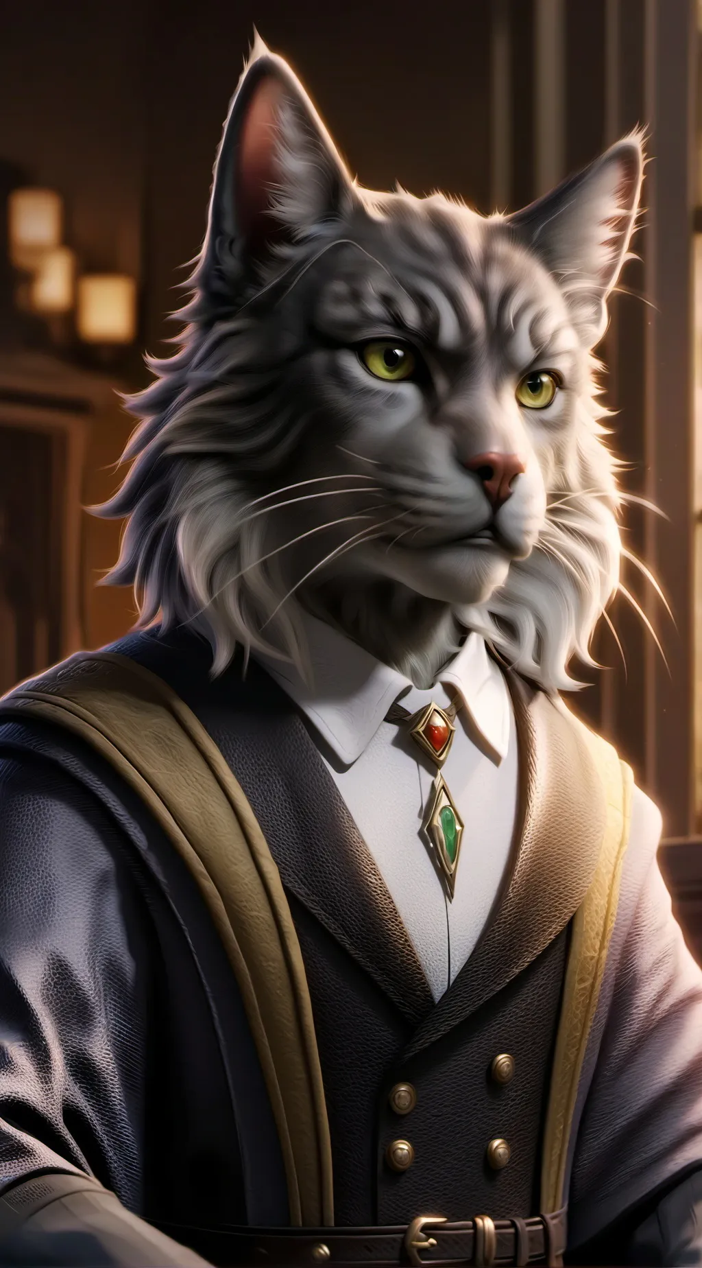 ai character: Whiskers background