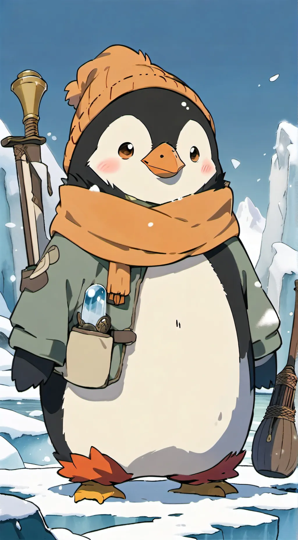 ai character: Pingui background