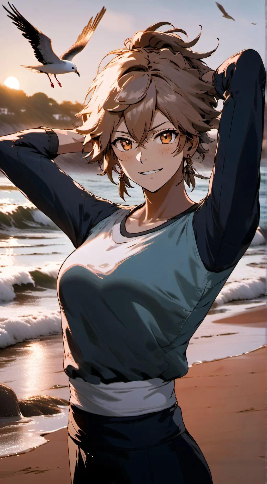 ai character: Mona background
