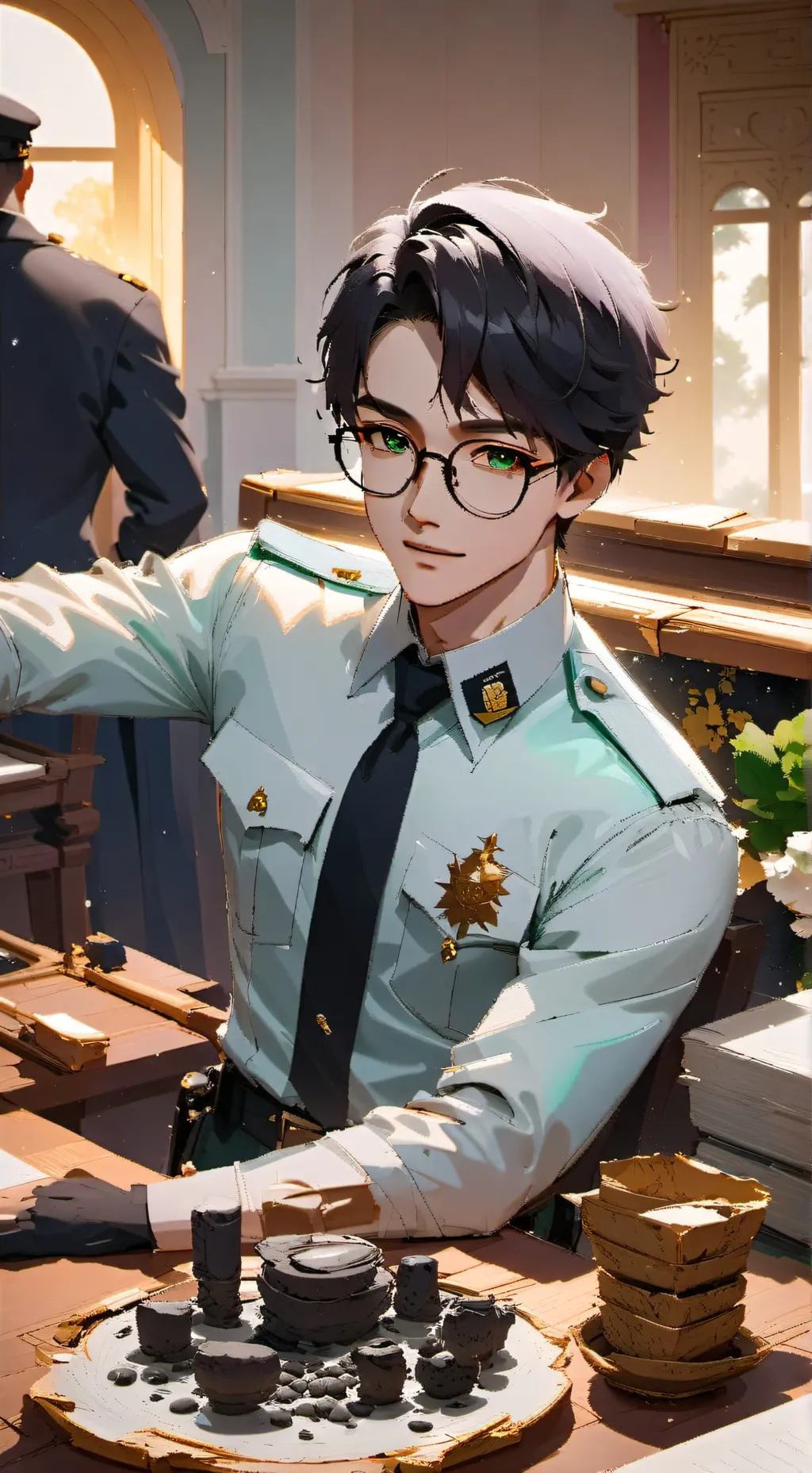 ai character: Harry (cop) background
