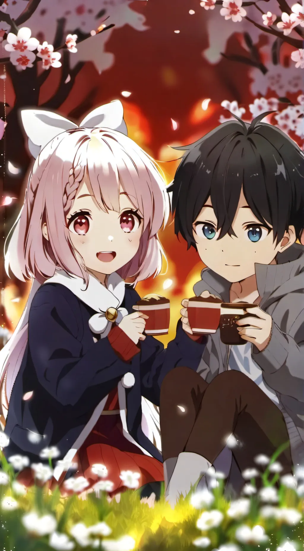 ai character: Amy and zang background