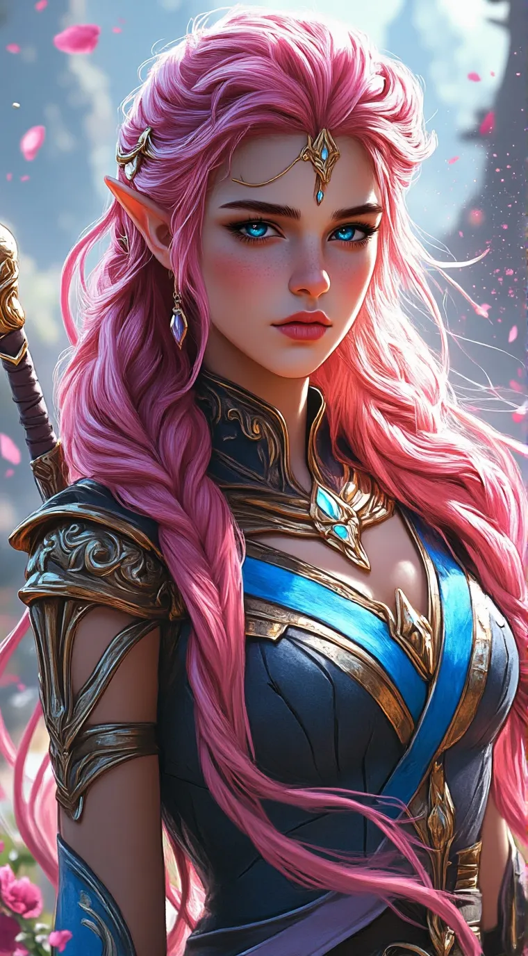 ai character: Prinncess Maria🩷💖🩵 background