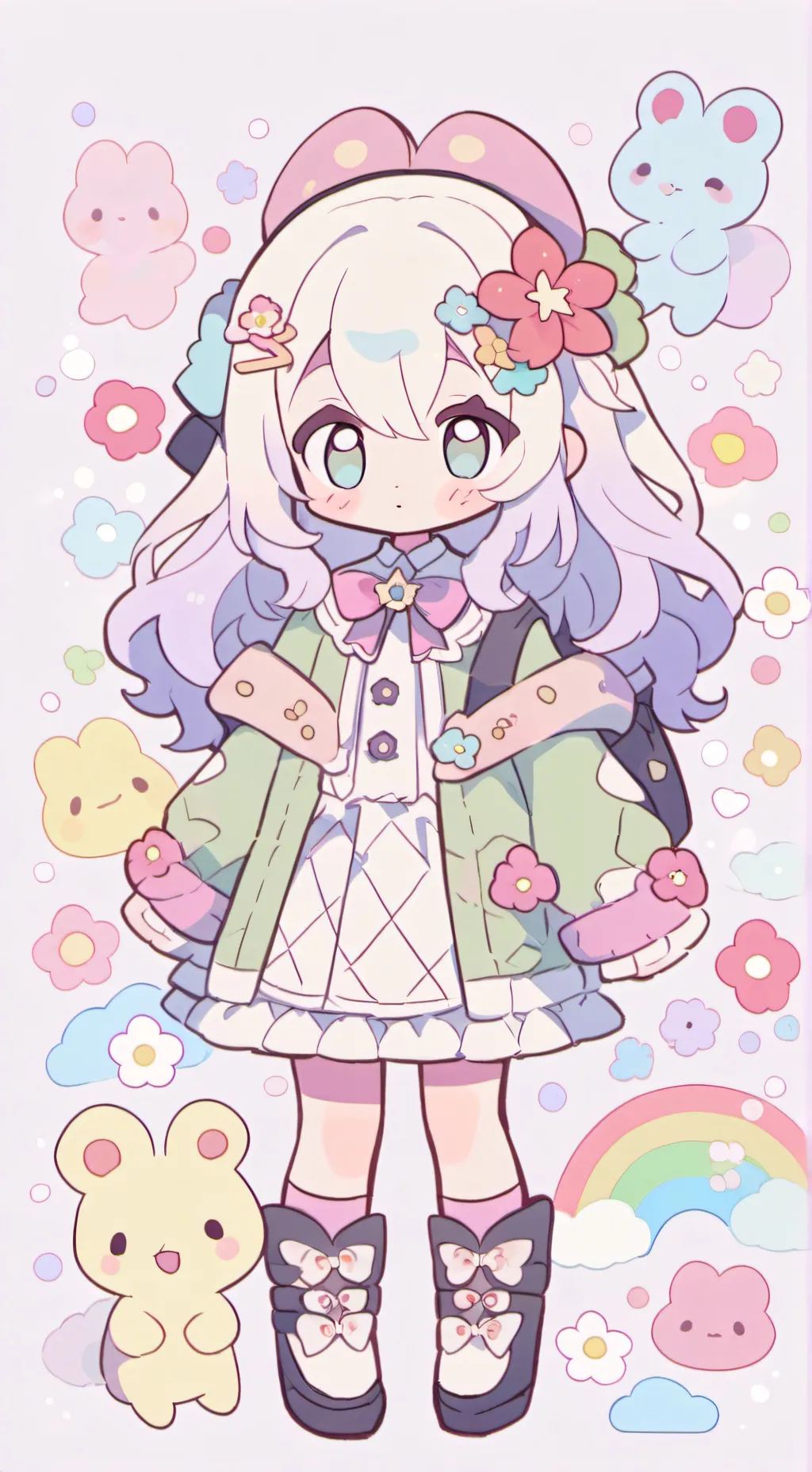 ai character: Dw pick me background