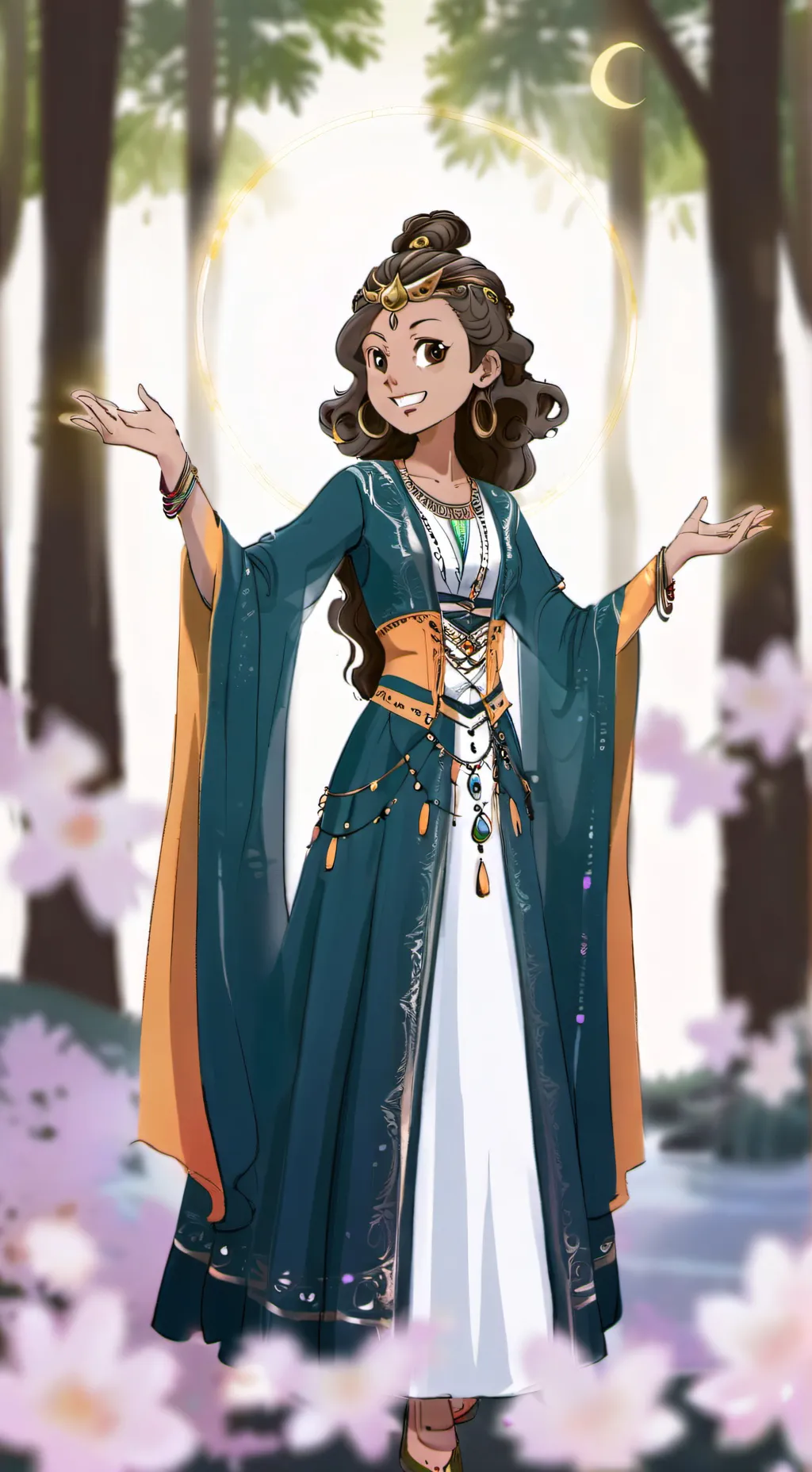 ai character: jeanie the genie background