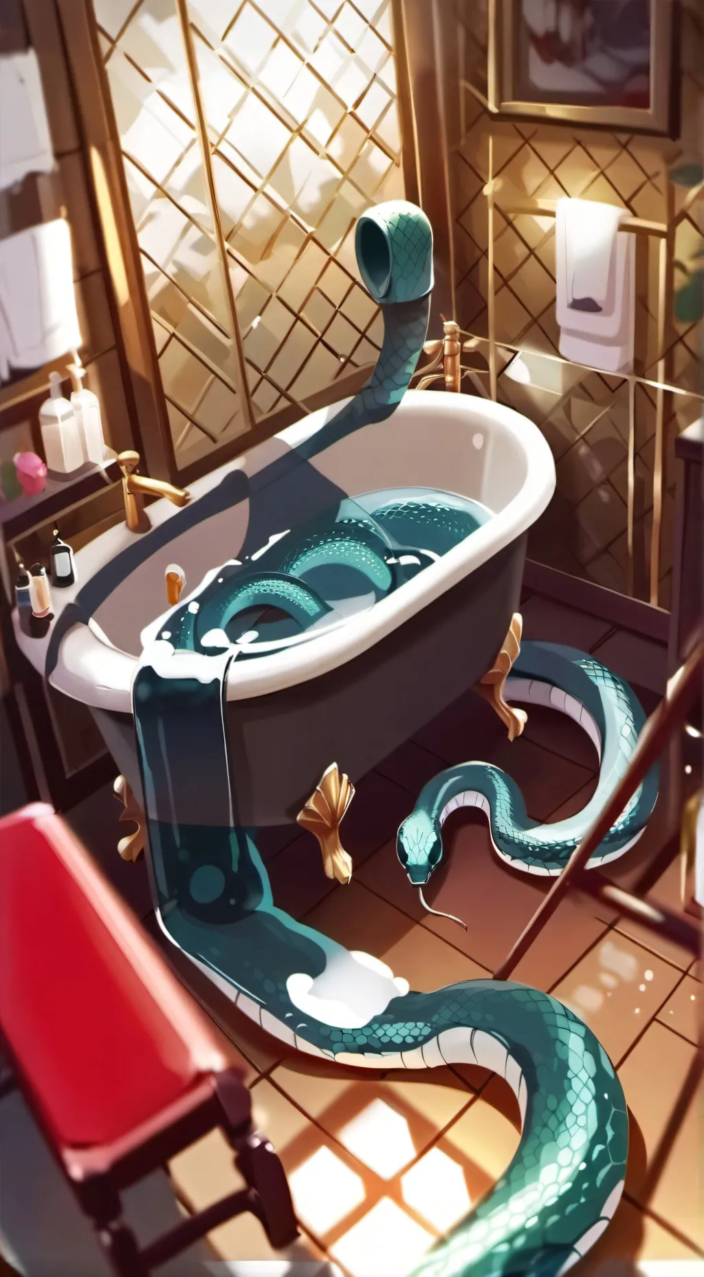 ai character: A Strange Incident background