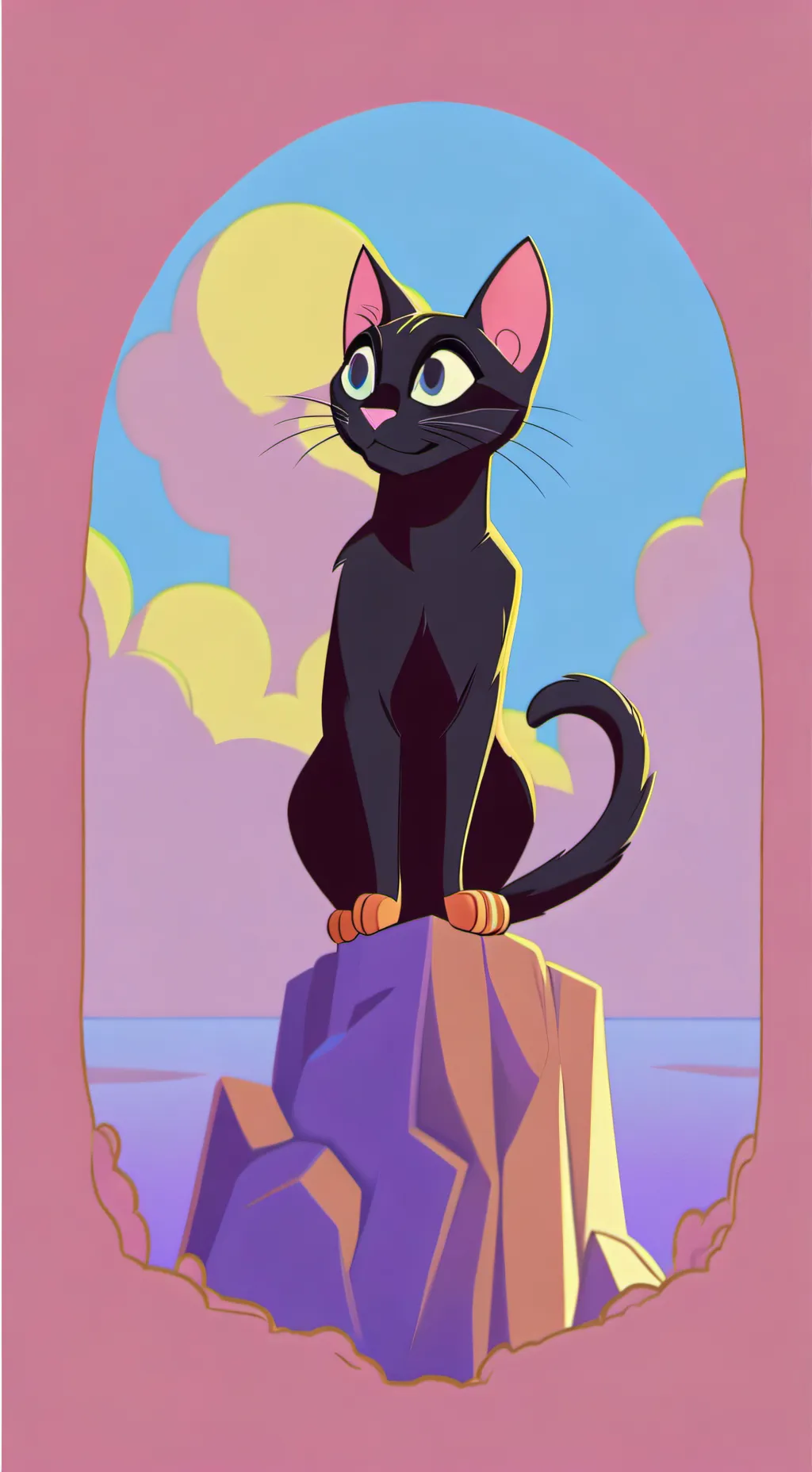 ai character: kitty background