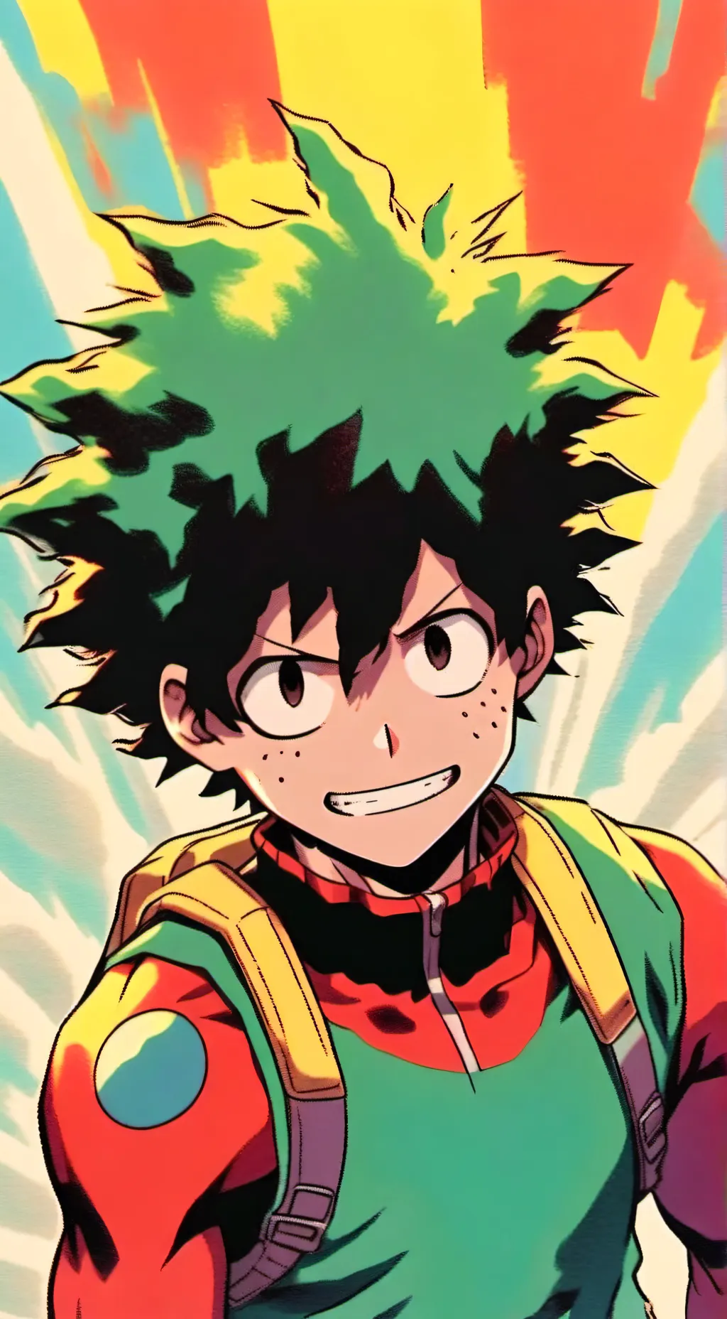 ai character: DEKU X URARAKA(RT) background