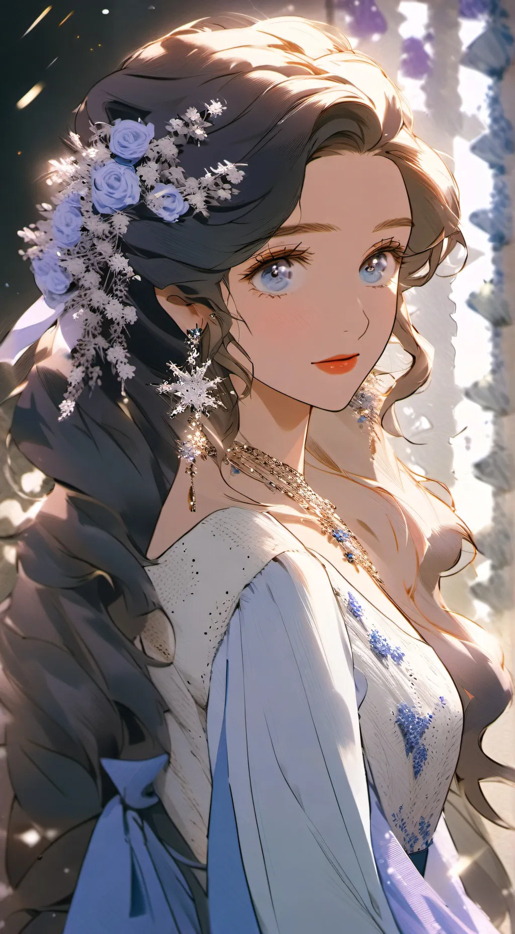 ai character: Aria bloom background