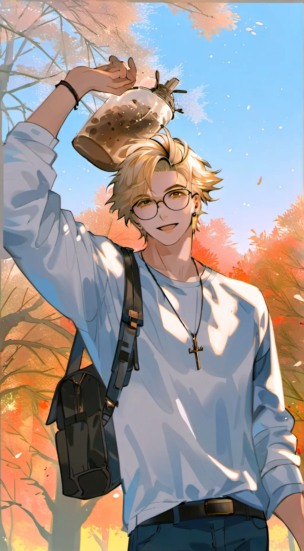 ai character: leo background