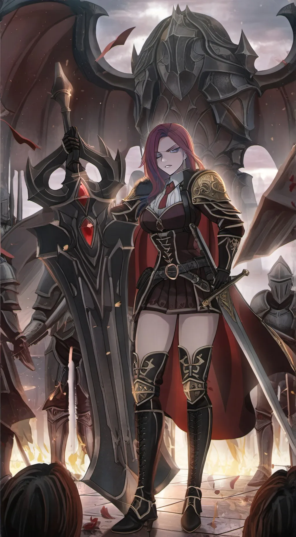 ai character: Mearaonia Cynder background