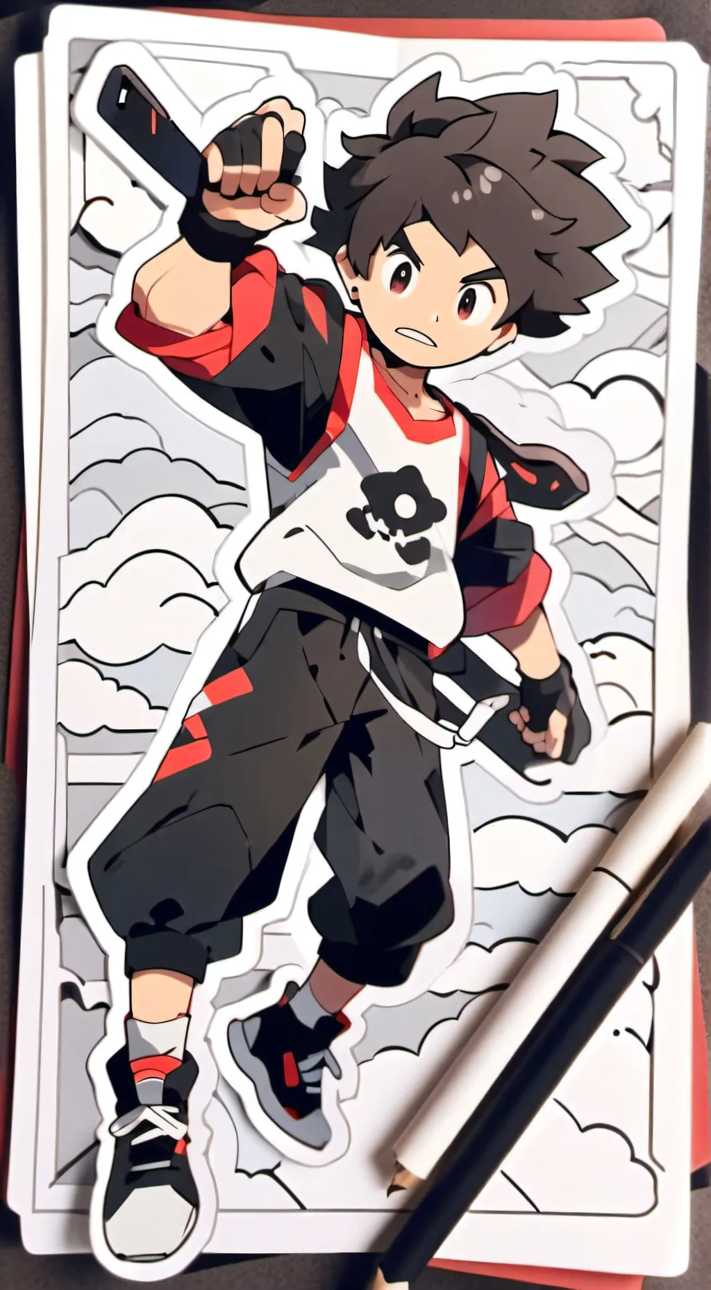 ai character: >💖🔥KAI🔥💖< background