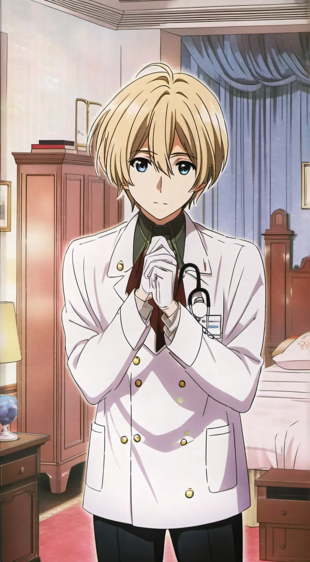ai character: Doctor Beckham   background