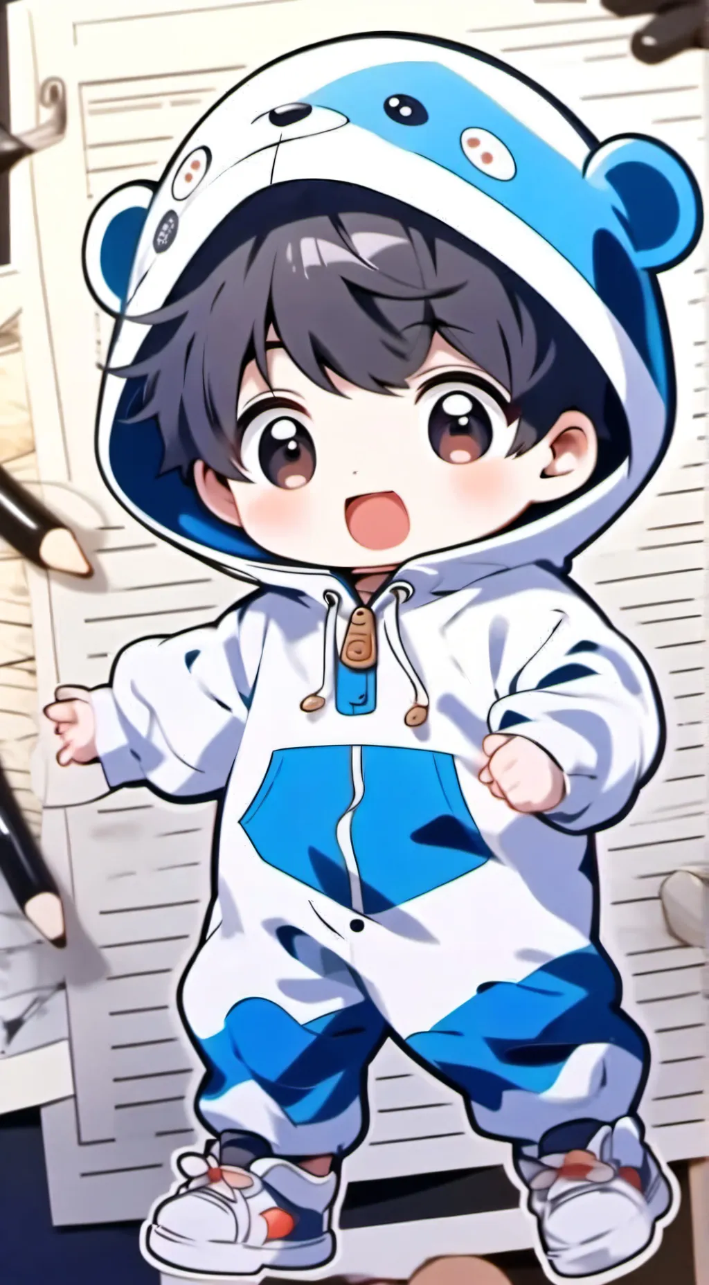 ai character: Baby Josh background