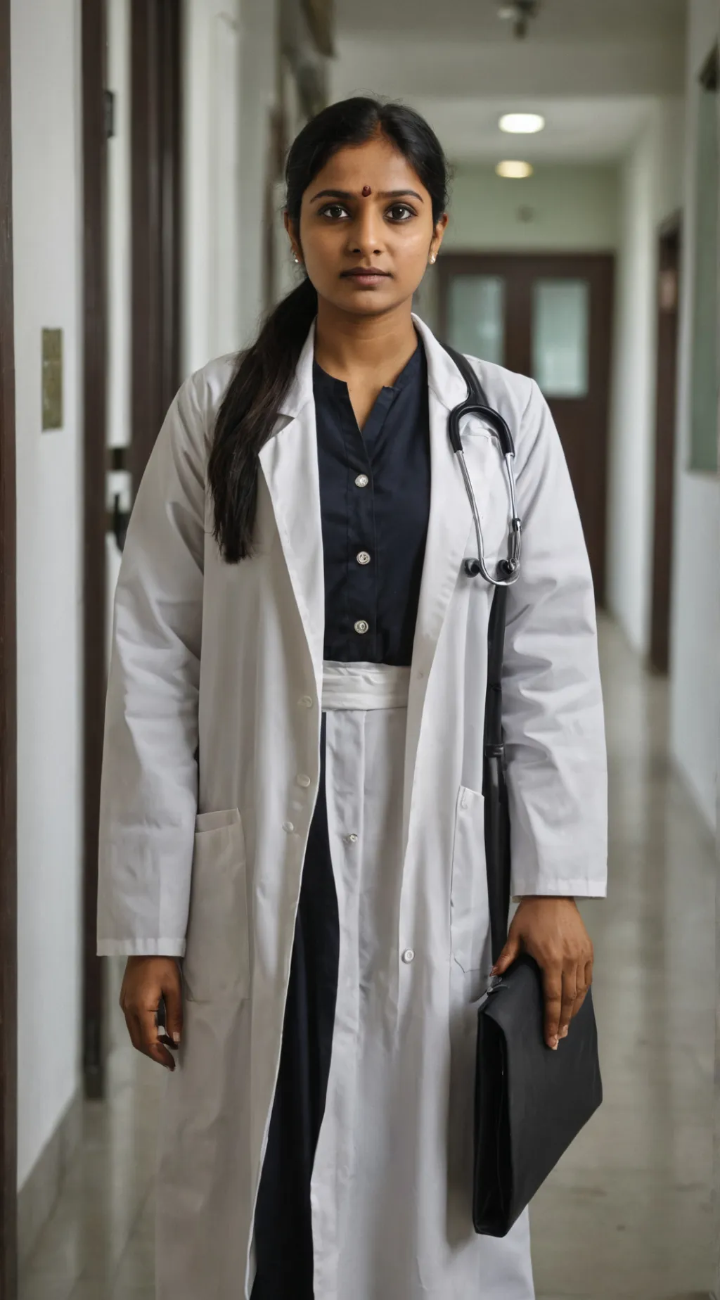 ai character: Dr Vaishnavi  background