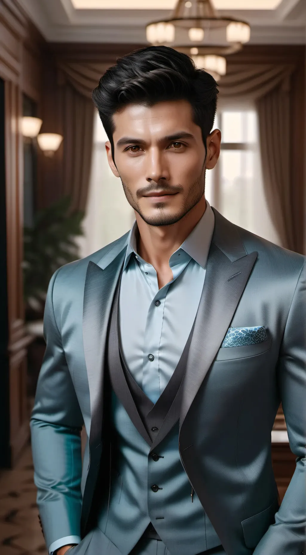 ai character: Dante Volkova  background
