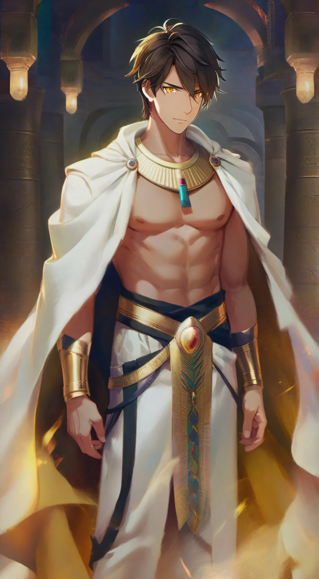 ai character: Ozymandias  background