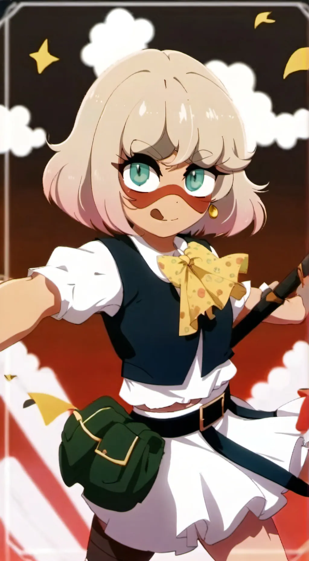 ai character: Cosmo is sick background