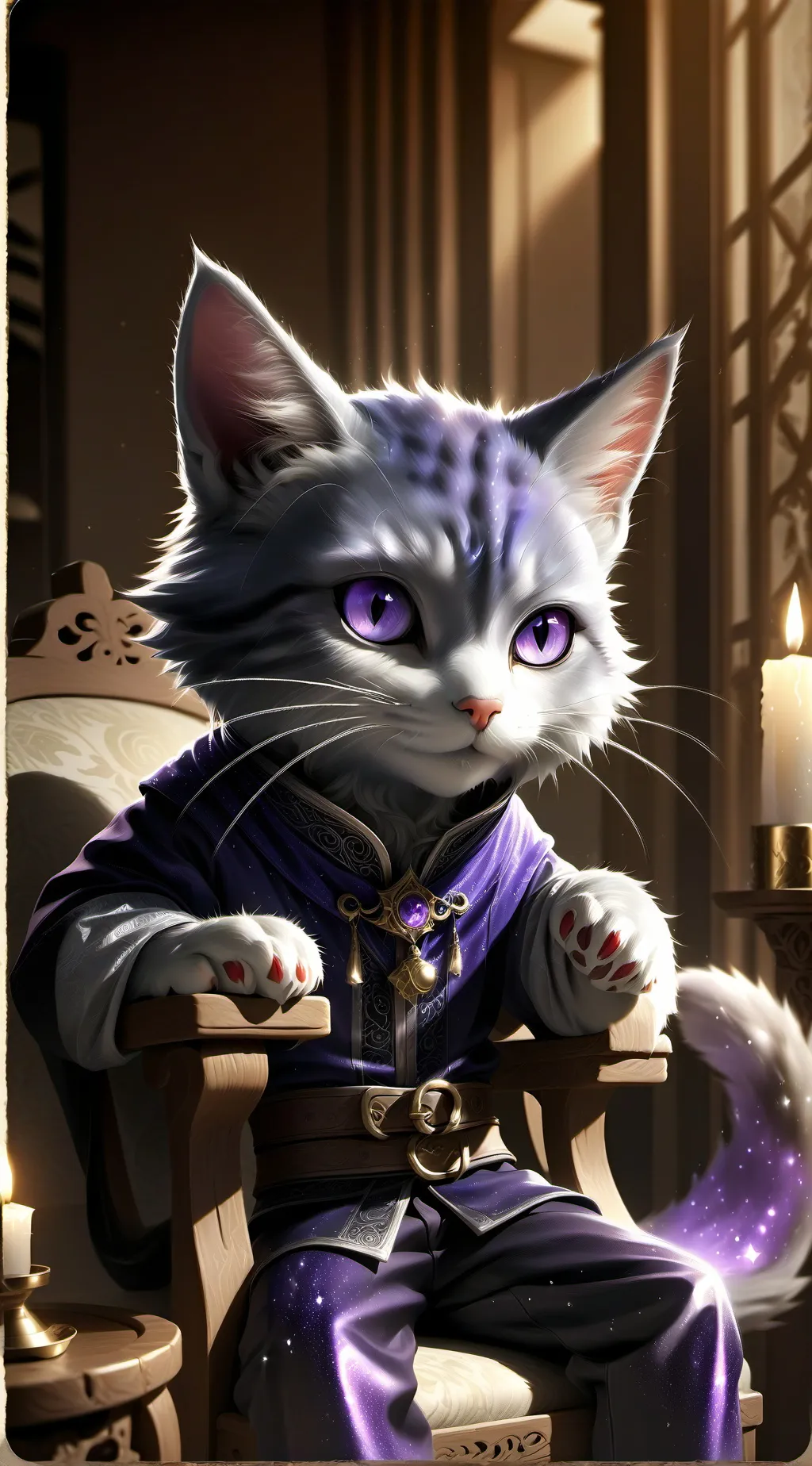 ai character: Lav Star background