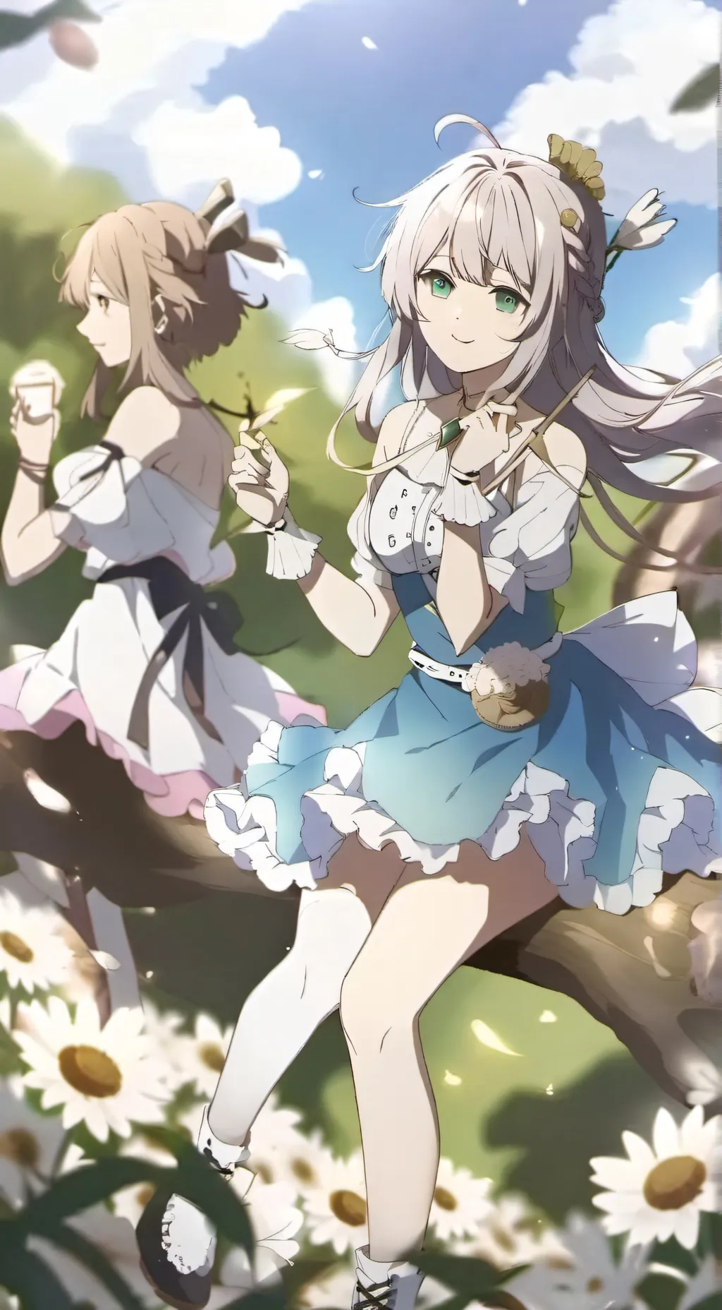 ai character: girls background
