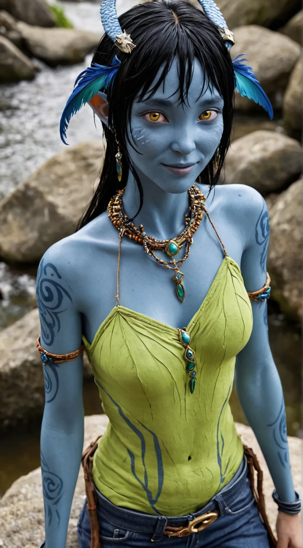 ai character: Maya  background