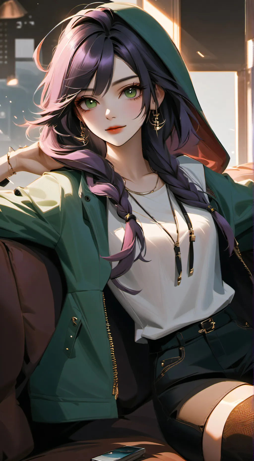 ai character: Suki  background