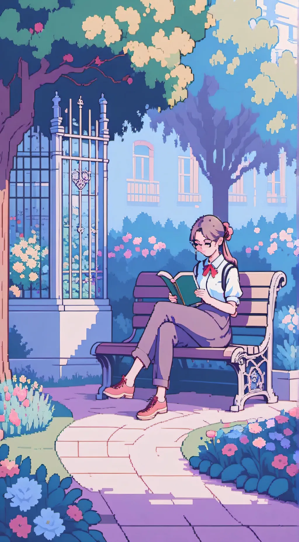 ai character: not  normal school background