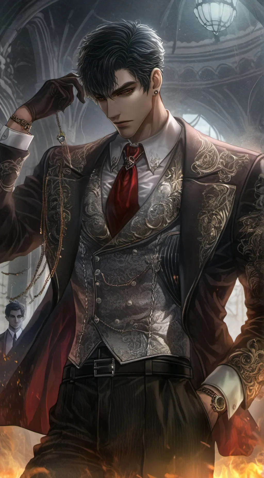 ai character: 😫Miguel 🫣 background