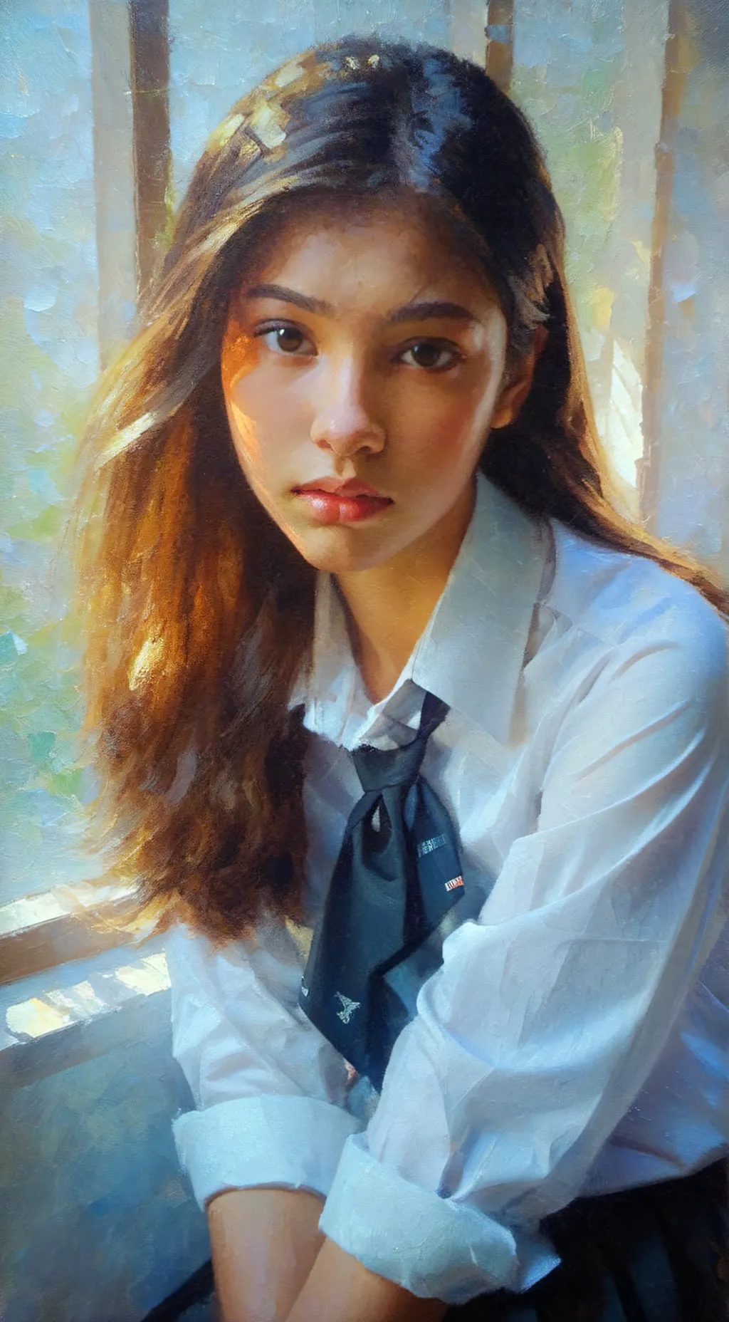 ai character: amity background