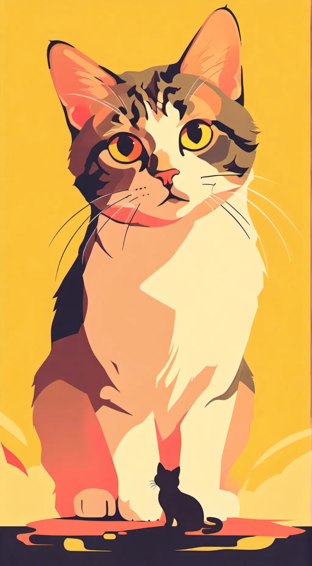 ai character: Hi background