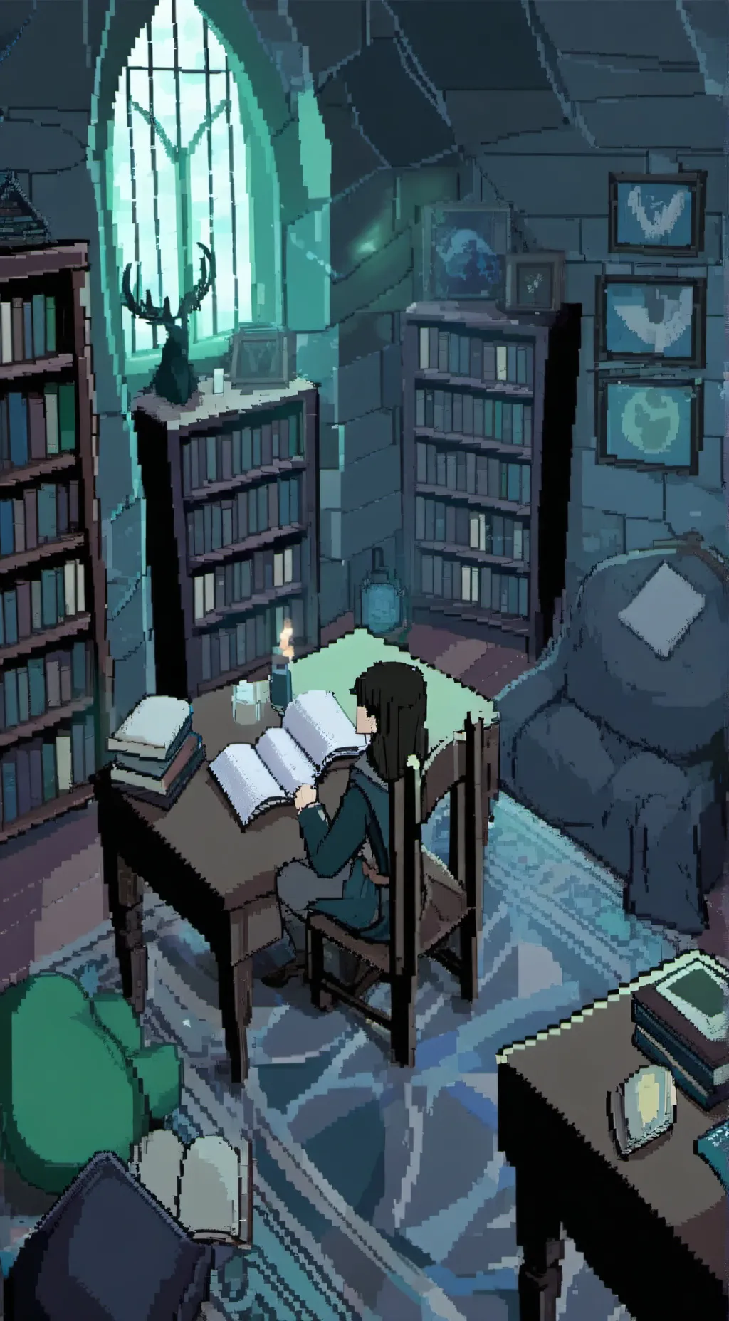 ai character: hogwarts  background