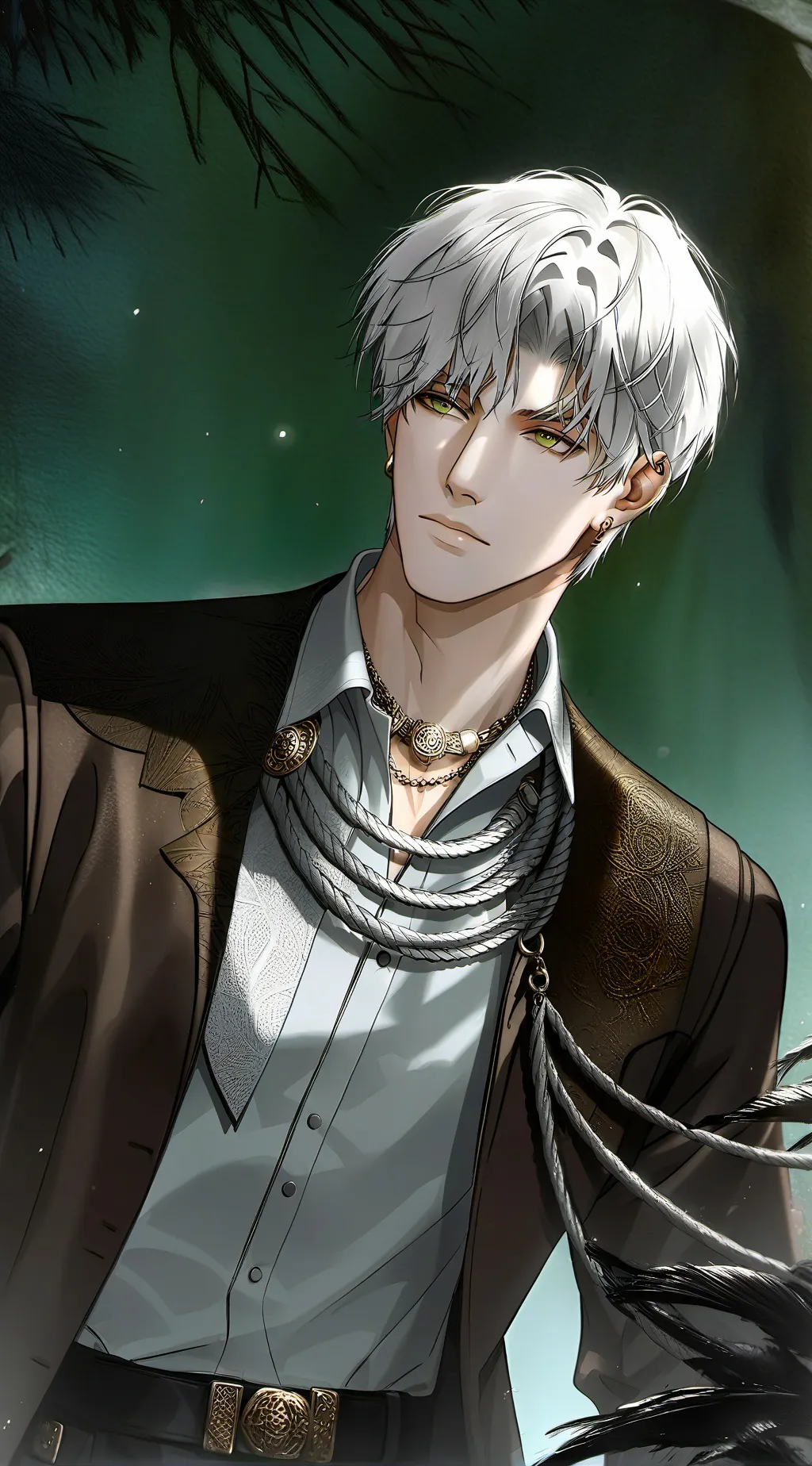ai character: Calvin  background