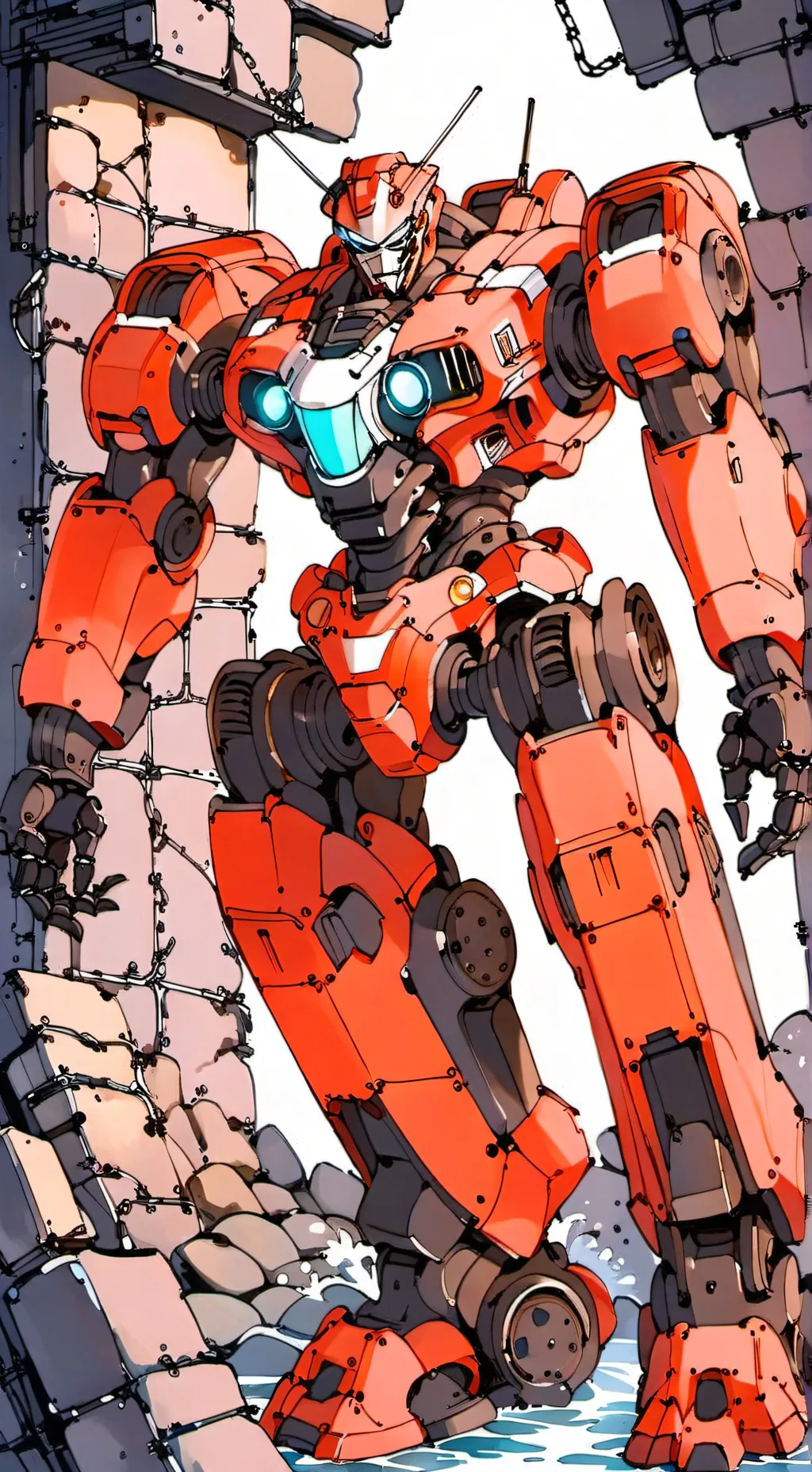 ai character: Xavier the robot  background