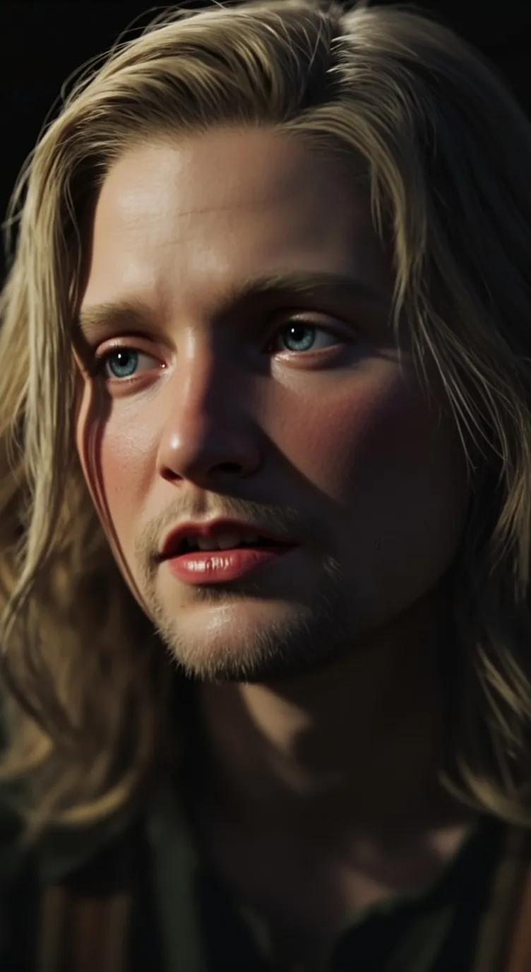 ai character: Kurt Cobain  background