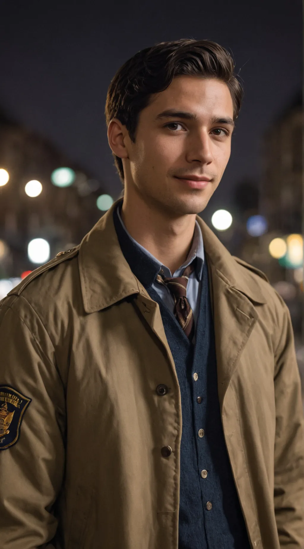 ai character: Adrian  background