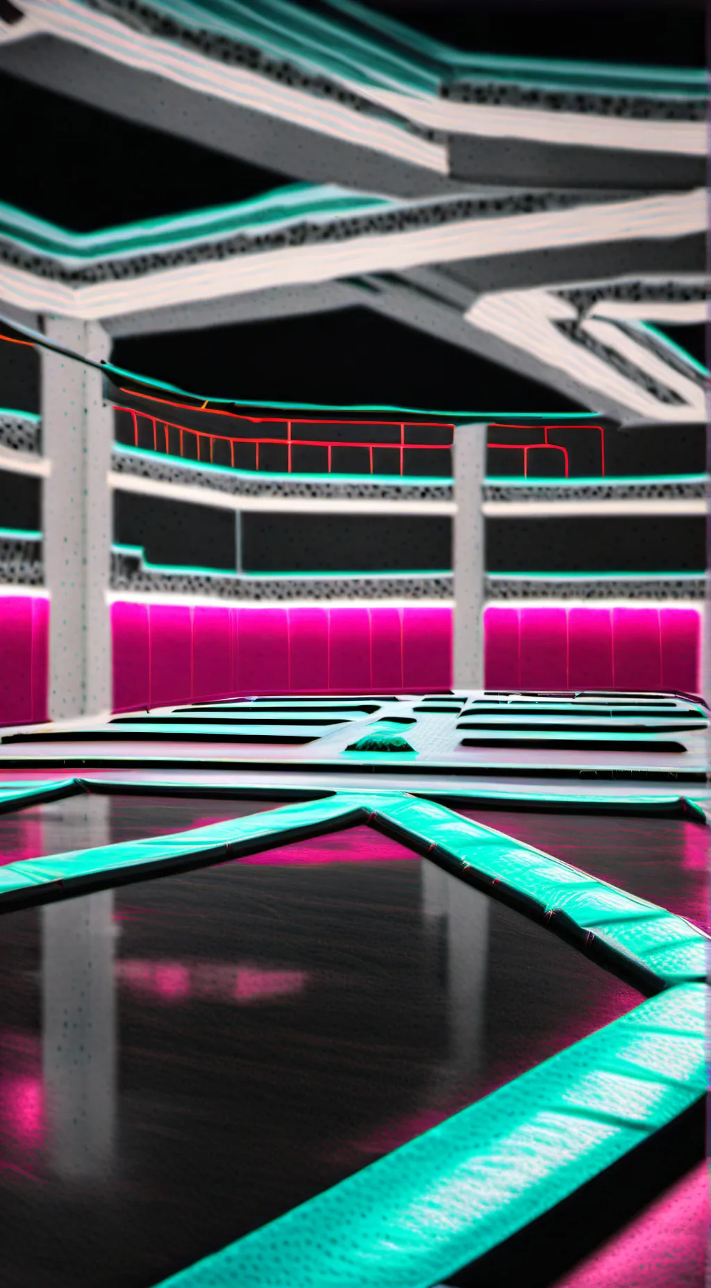 ai character: MHA trampoline background
