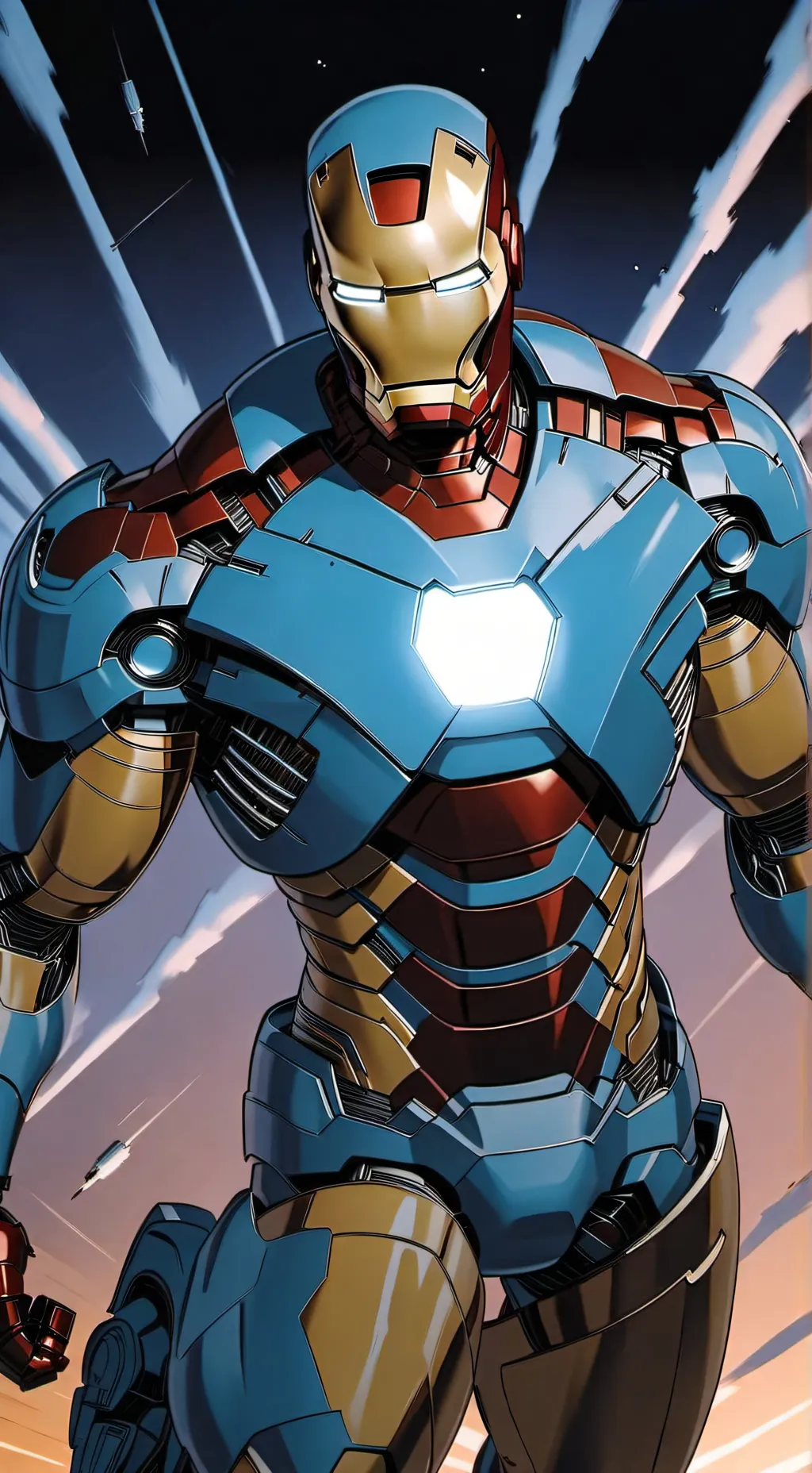 ai character: Iron Man background
