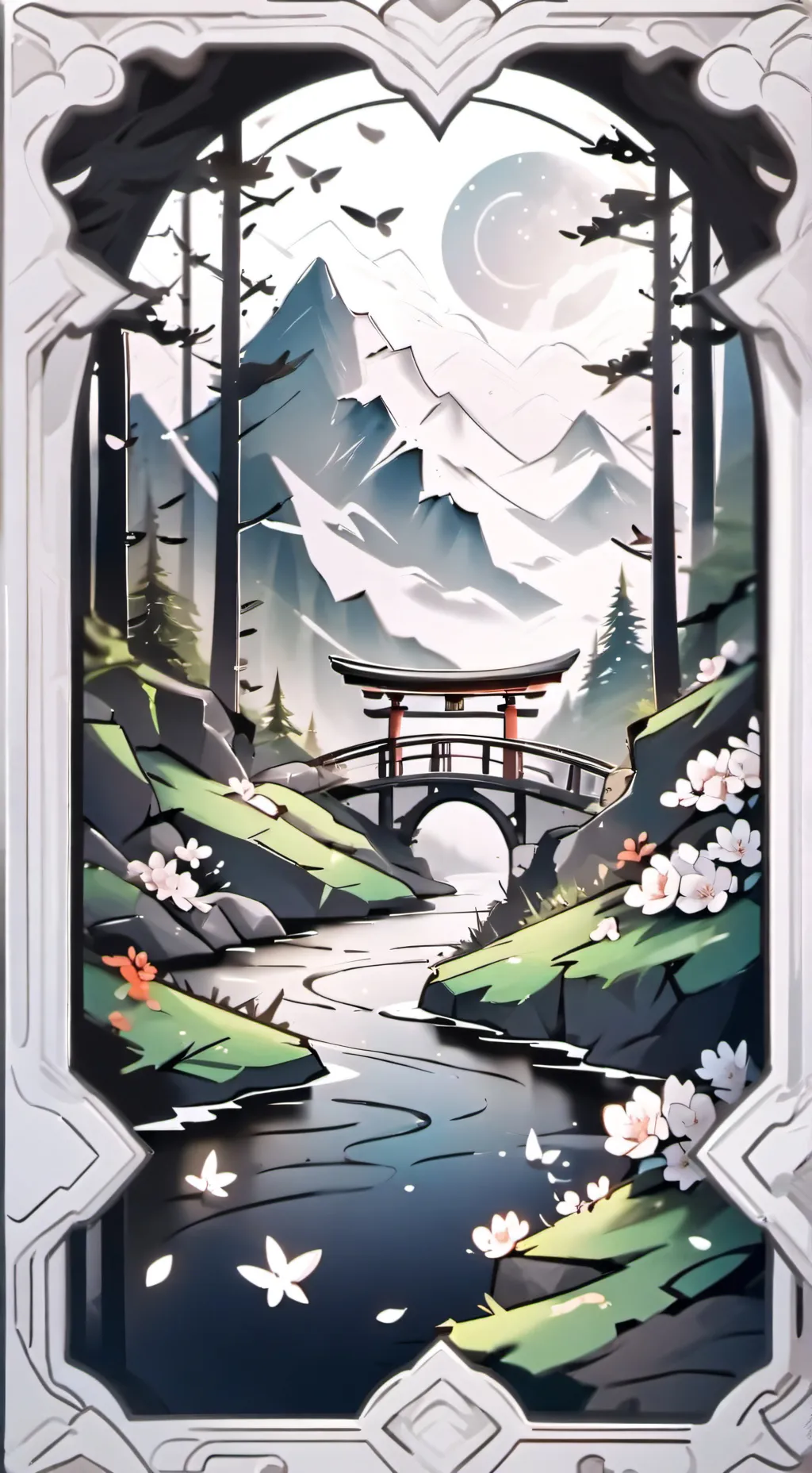 ai character: CH🌹❤️ background