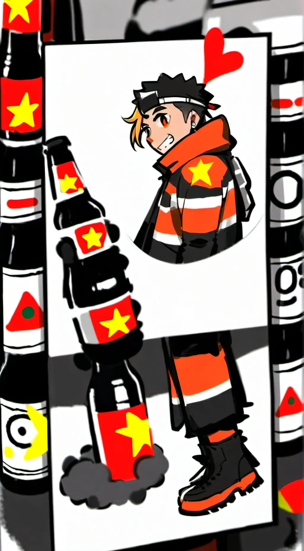ai character: se pone hot background